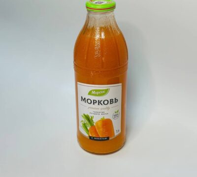СОК В СТЕКЛЕ МОРКОВЬ С мякотью«Морсок»