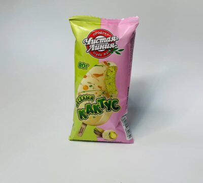 МОРОЖЕНОЕ 
Веселый кактус
Дубайский шоколад 
В белом шоколаде 
«Чистая Линия»