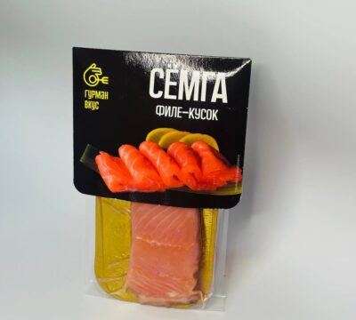 Сёмга слабосоленаяФиле-кусокВакуум