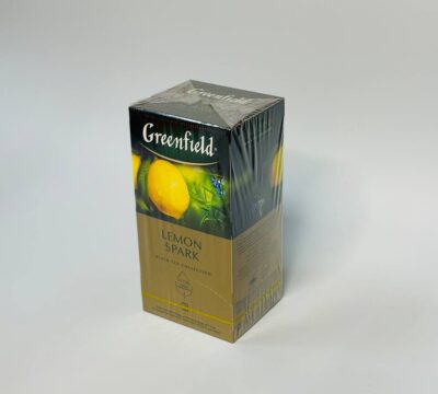 ЧАЙ ЧЕРНЫЙ
С ЛИМОНОМ 
В ПАКЕТИКАХ
Lemon Spark
«Greenfield»